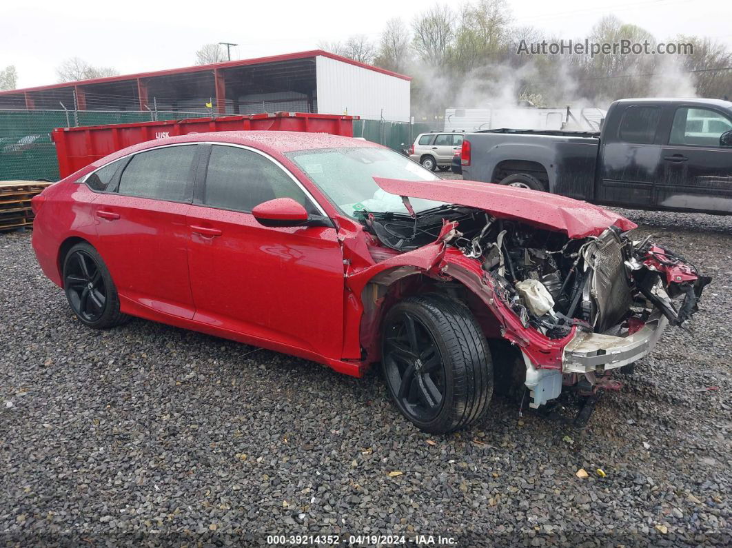 2019 Honda Accord Sport Red vin: 1HGCV1E39KA069100