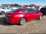 2018 Honda Accord Lx Red vin: 1HGCV1F10JA022601