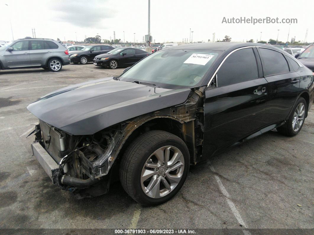 2018 Honda Accord Sedan Lx 1.5t Black vin: 1HGCV1F10JA079607