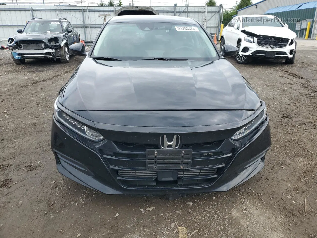 2018 Honda Accord Lx Black vin: 1HGCV1F10JA173843