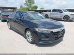 2018 Honda Accord Lx Black vin: 1HGCV1F10JA206176