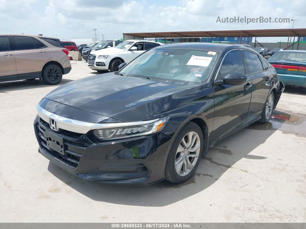 2018 Honda Accord Lx Black vin: 1HGCV1F10JA206176