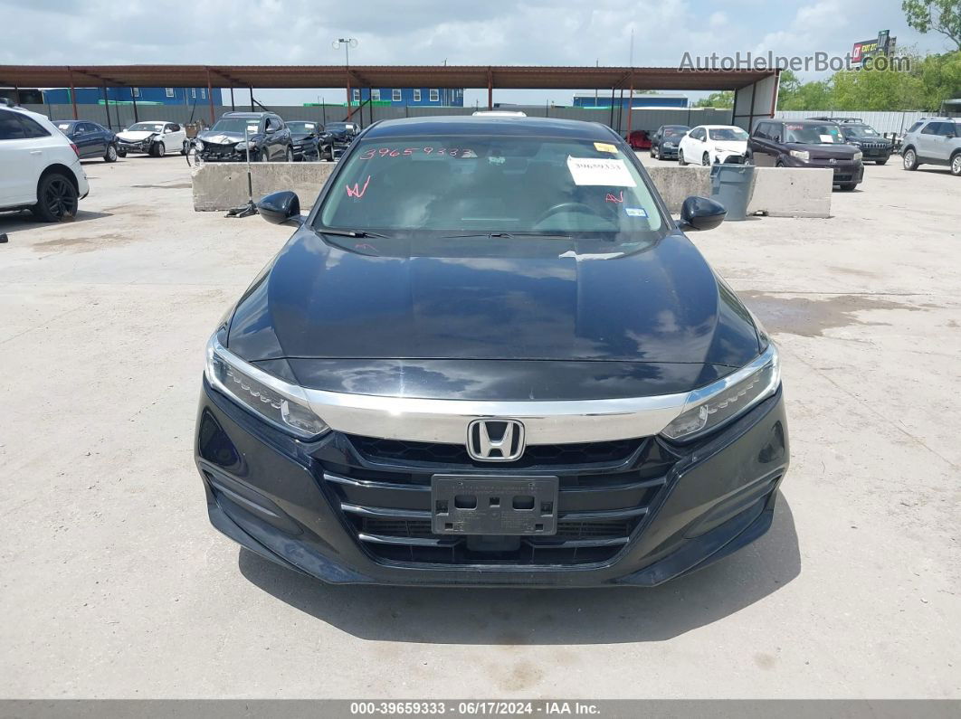 2018 Honda Accord Lx Black vin: 1HGCV1F10JA206176