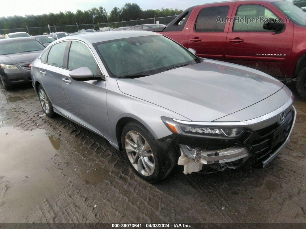 2018 Honda Accord Lx Silver vin: 1HGCV1F10JA206422