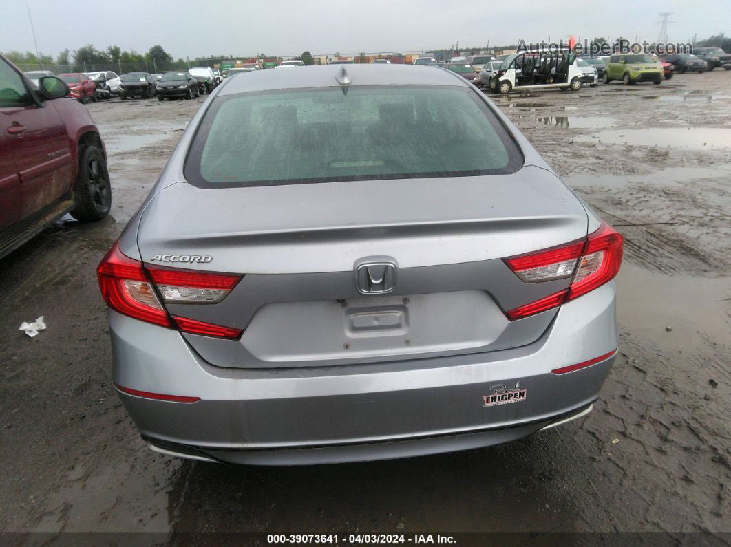 2018 Honda Accord Lx Silver vin: 1HGCV1F10JA206422