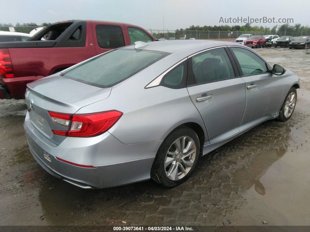 2018 Honda Accord Lx Silver vin: 1HGCV1F10JA206422