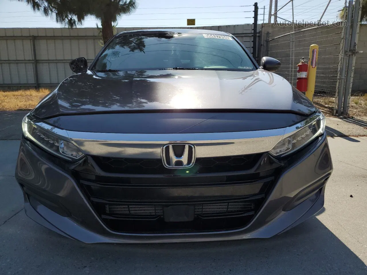 2018 Honda Accord Lx Gray vin: 1HGCV1F10JA235158