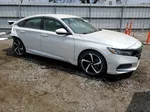 2018 Honda Accord Lx White vin: 1HGCV1F10JA237637