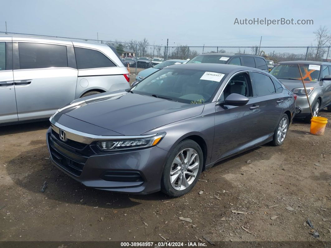 2018 Honda Accord Lx Gray vin: 1HGCV1F10JA264062