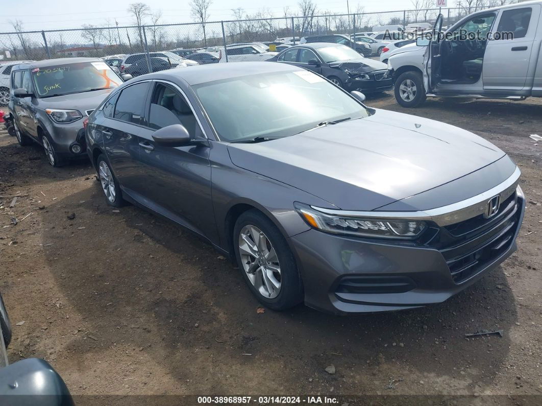 2018 Honda Accord Lx Gray vin: 1HGCV1F10JA264062