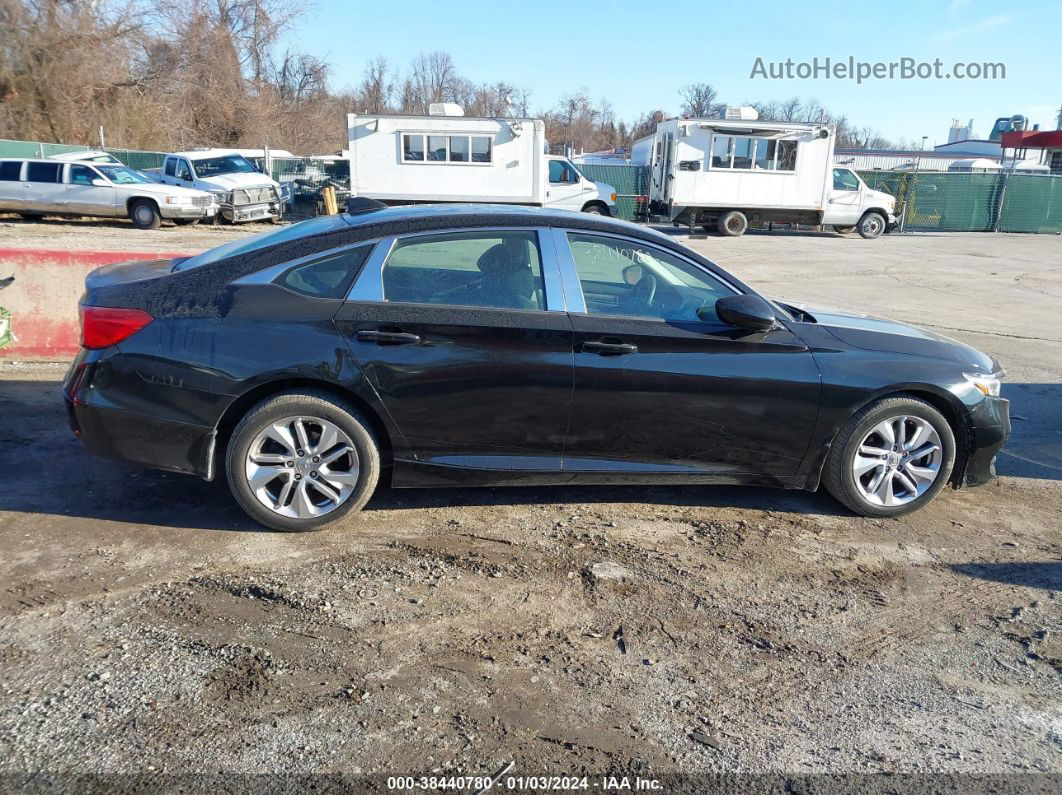 2019 Honda Accord Lx Black vin: 1HGCV1F10KA033616