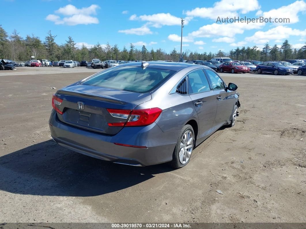 2019 Honda Accord Lx Gray vin: 1HGCV1F10KA047905