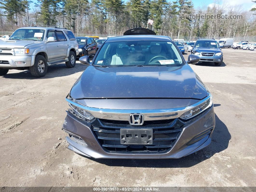 2019 Honda Accord Lx Gray vin: 1HGCV1F10KA047905