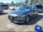 2019 Honda Accord Lx Gray vin: 1HGCV1F10KA047905