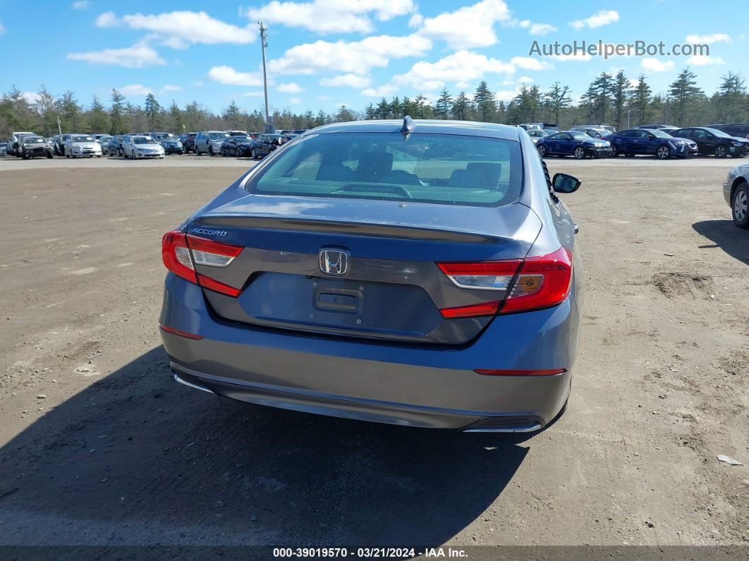 2019 Honda Accord Lx Gray vin: 1HGCV1F10KA047905