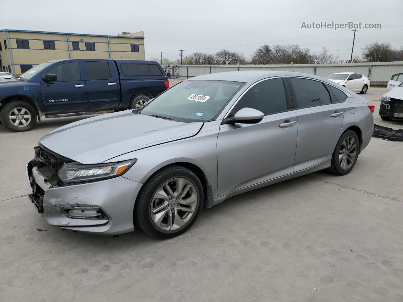 2019 Honda Accord Lx Серебряный vin: 1HGCV1F10KA054725