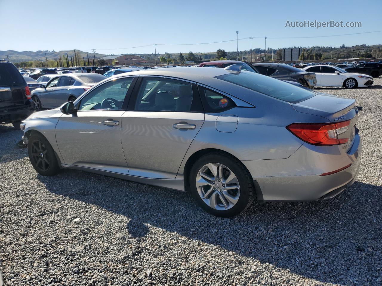 2019 Honda Accord Lx Silver vin: 1HGCV1F10KA080340