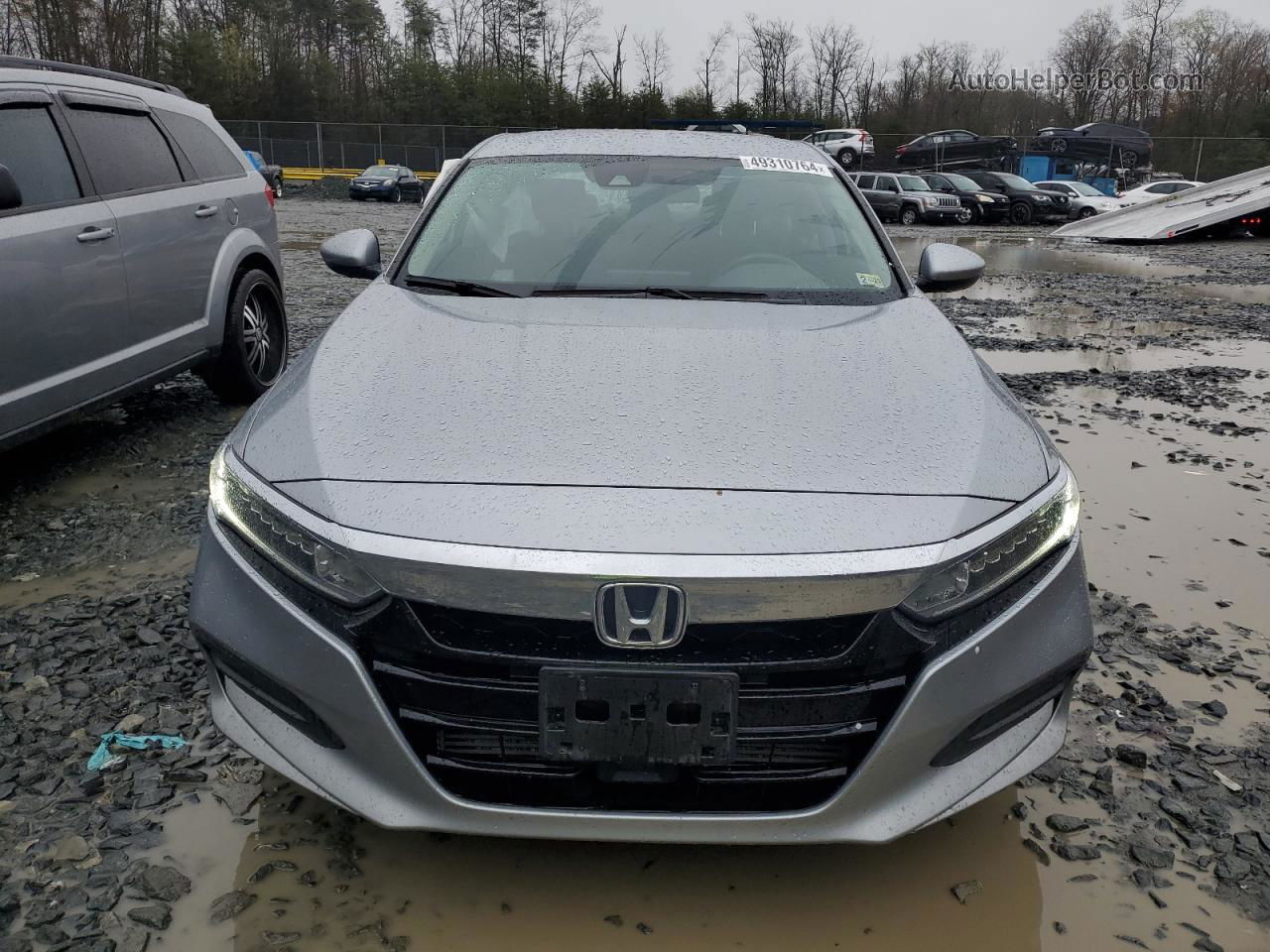 2019 Honda Accord Lx Silver vin: 1HGCV1F10KA102160