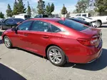 2019 Honda Accord Lx Red vin: 1HGCV1F10KA104667