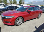 2019 Honda Accord Lx Red vin: 1HGCV1F10KA104667