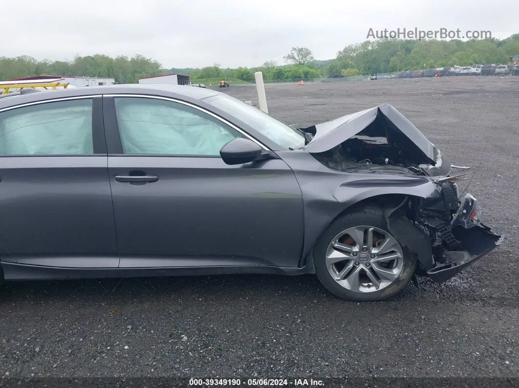 2019 Honda Accord Lx Gray vin: 1HGCV1F10KA108251