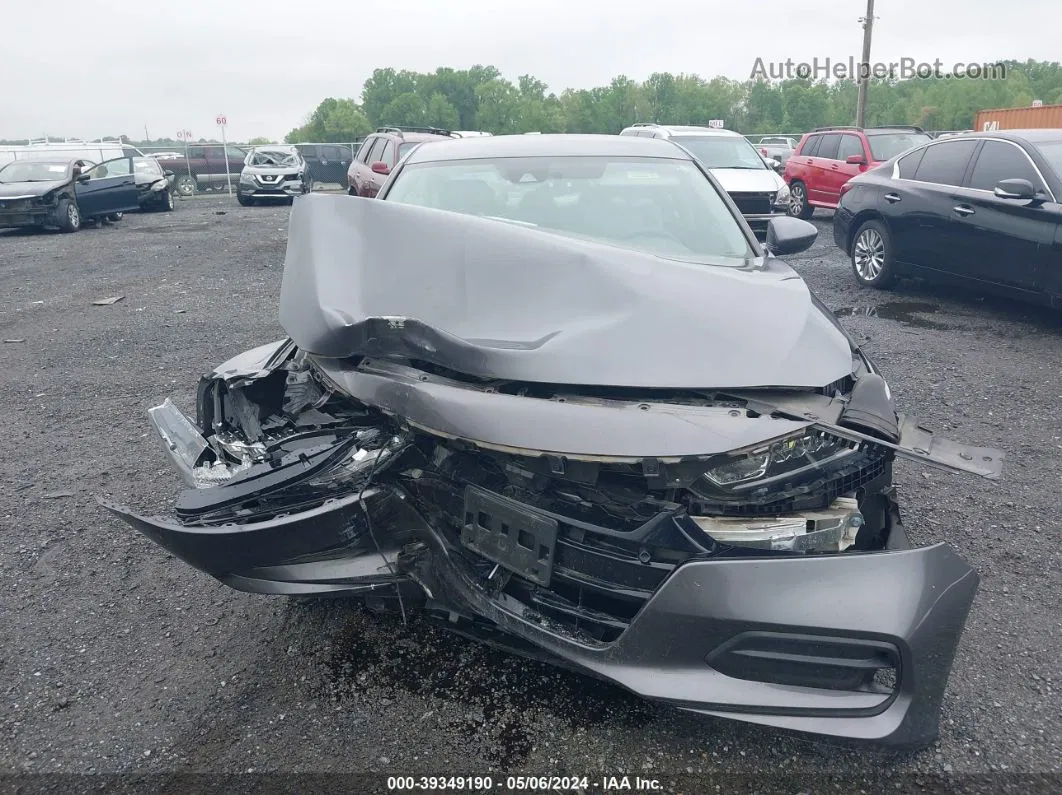 2019 Honda Accord Lx Gray vin: 1HGCV1F10KA108251