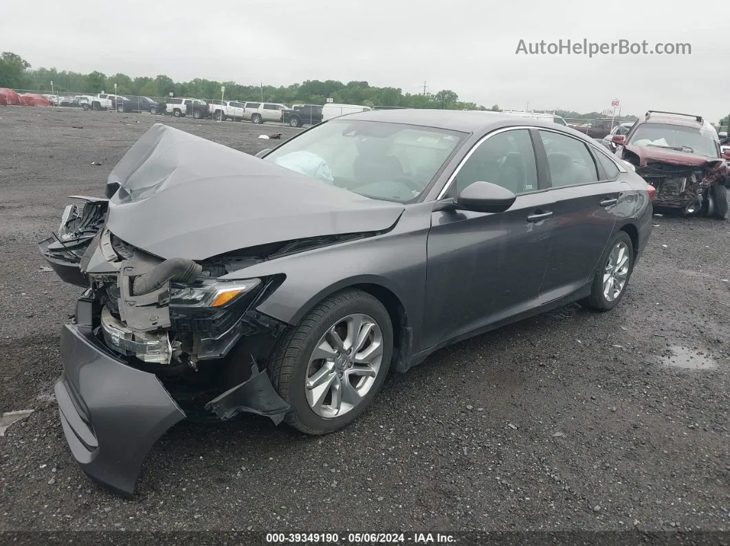 2019 Honda Accord Lx Gray vin: 1HGCV1F10KA108251