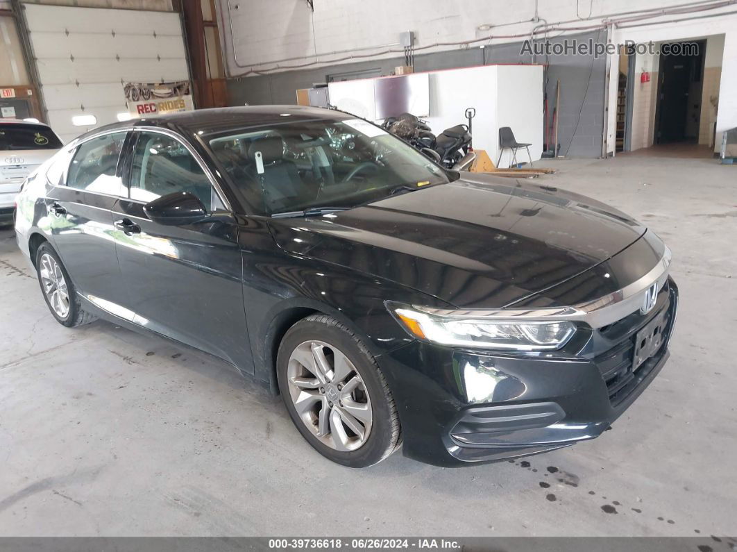 2019 Honda Accord Lx Black vin: 1HGCV1F10KA172113