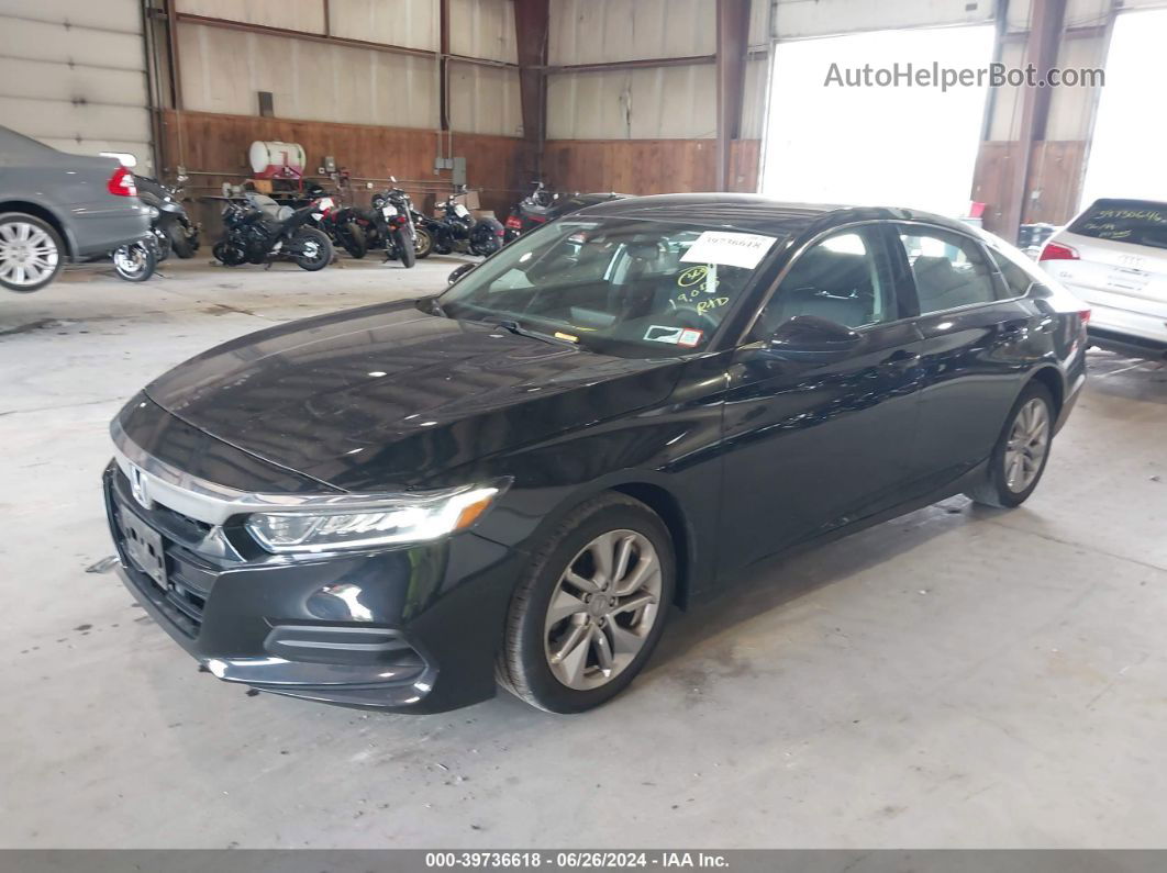 2019 Honda Accord Lx Black vin: 1HGCV1F10KA172113