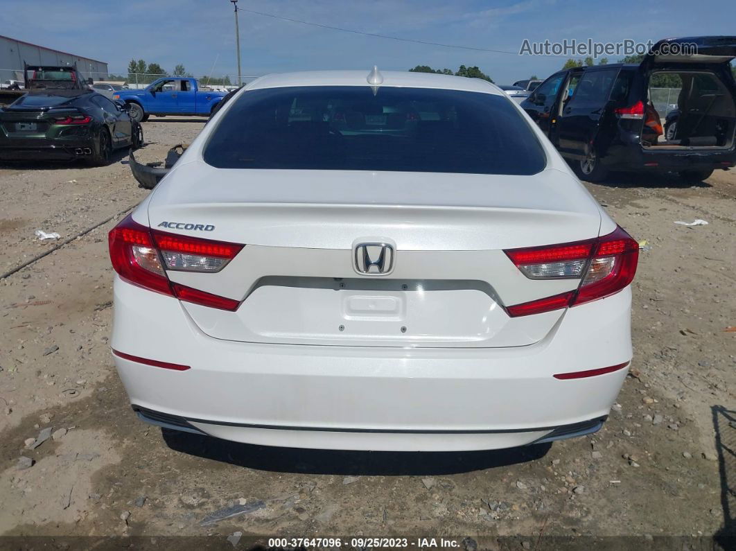 2020 Honda Accord Lx White vin: 1HGCV1F10LA009964