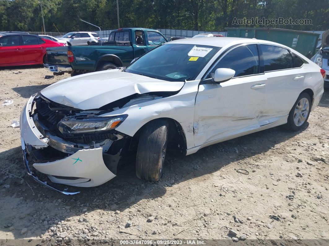 2020 Honda Accord Lx White vin: 1HGCV1F10LA009964