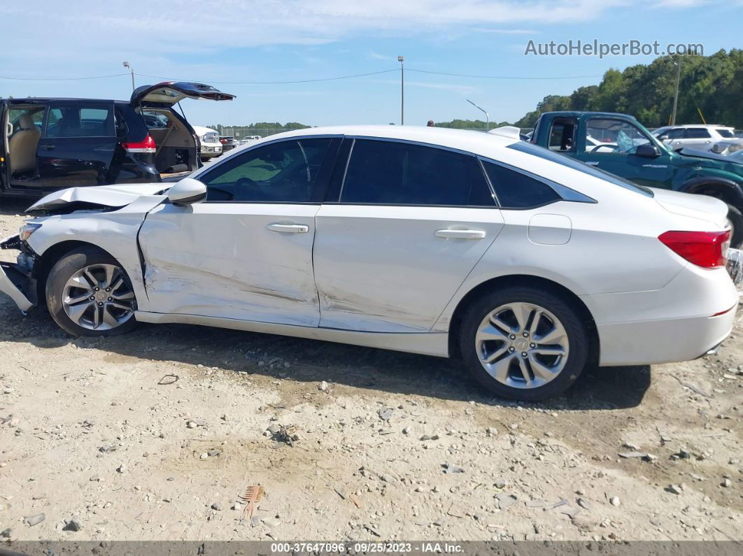 2020 Honda Accord Lx White vin: 1HGCV1F10LA009964