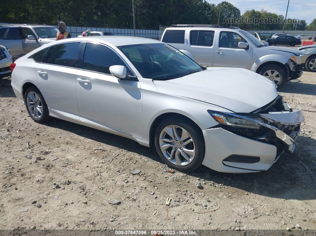 2020 Honda Accord Lx White vin: 1HGCV1F10LA009964