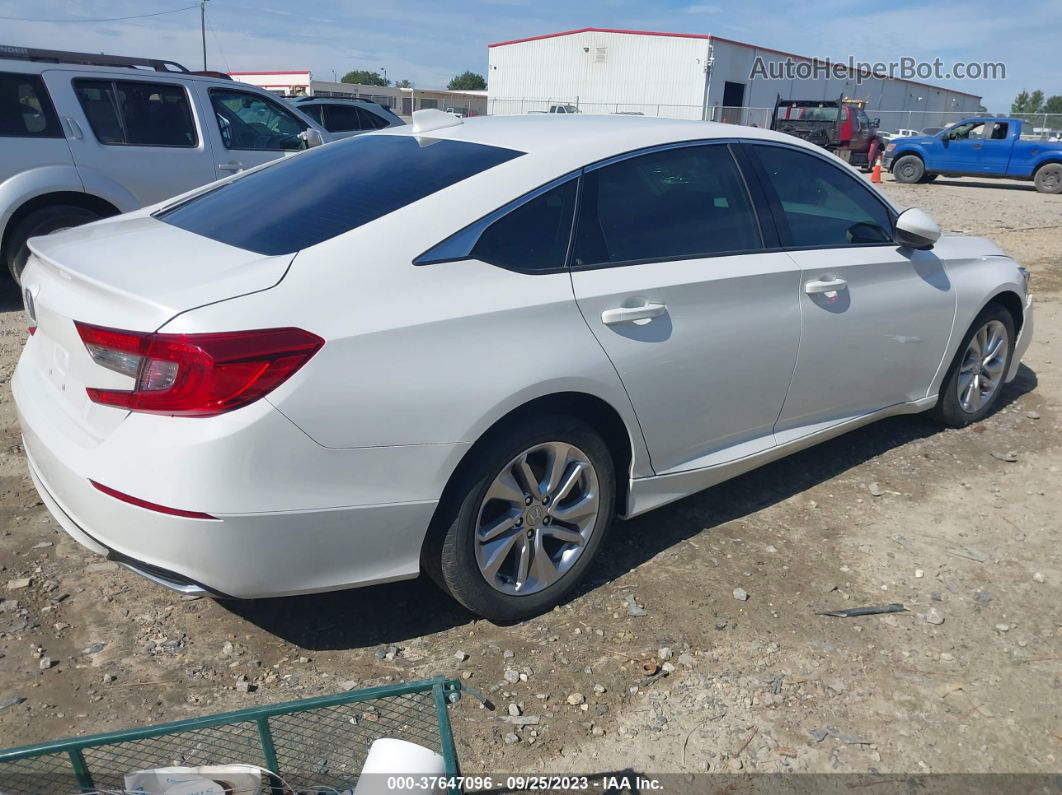 2020 Honda Accord Lx White vin: 1HGCV1F10LA009964