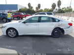 2020 Honda Accord Sedan Lx White vin: 1HGCV1F10LA023640