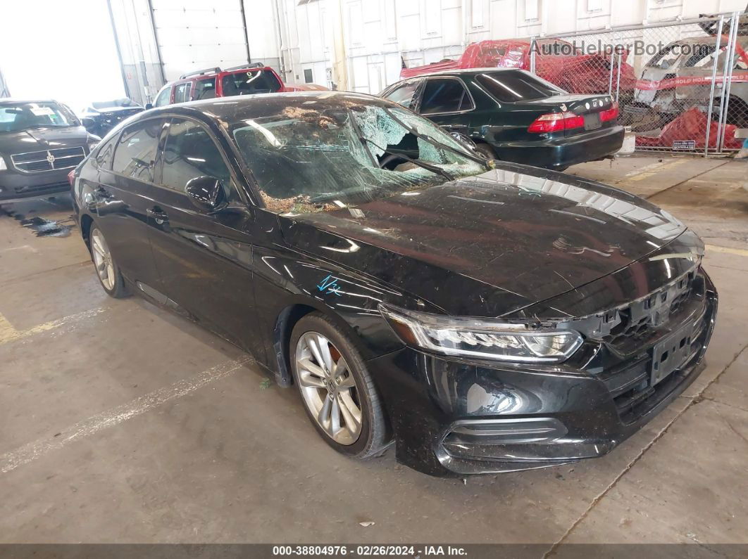 2020 Honda Accord Lx Black vin: 1HGCV1F10LA041927