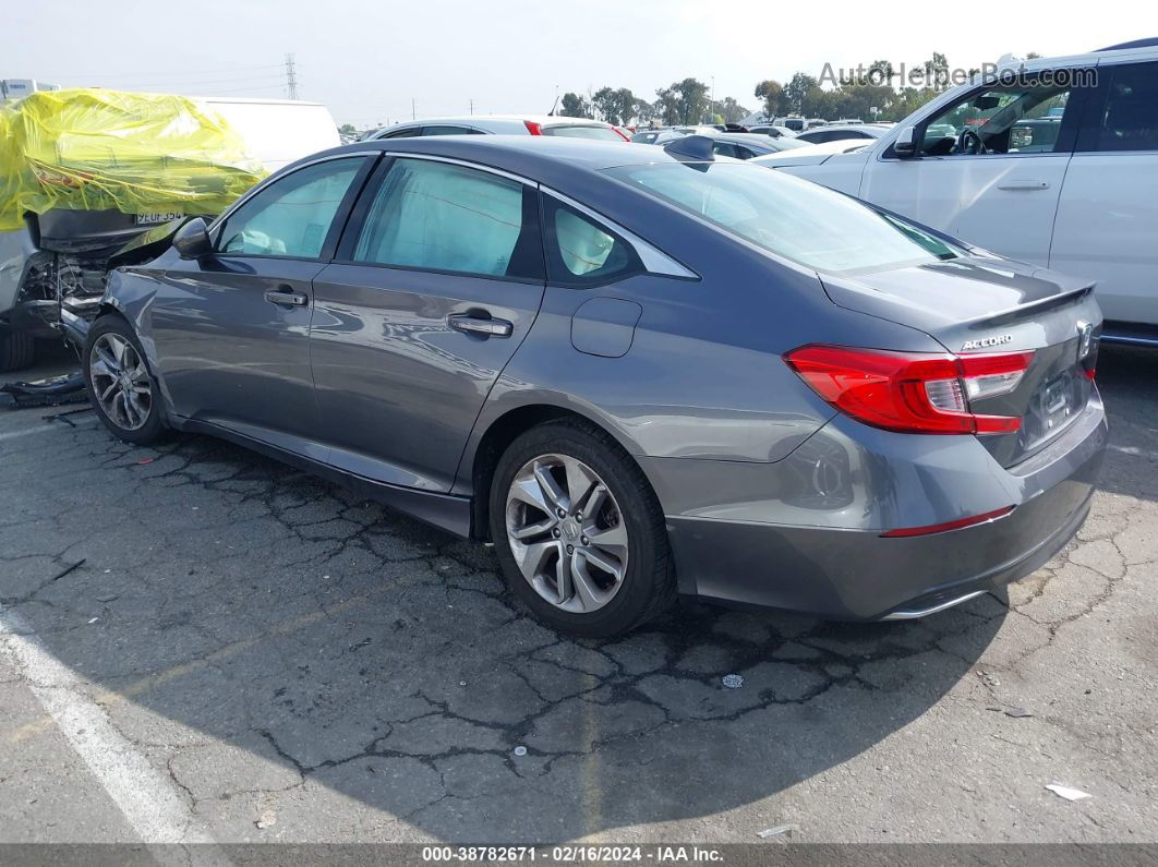 2020 Honda Accord Lx Gray vin: 1HGCV1F10LA045752