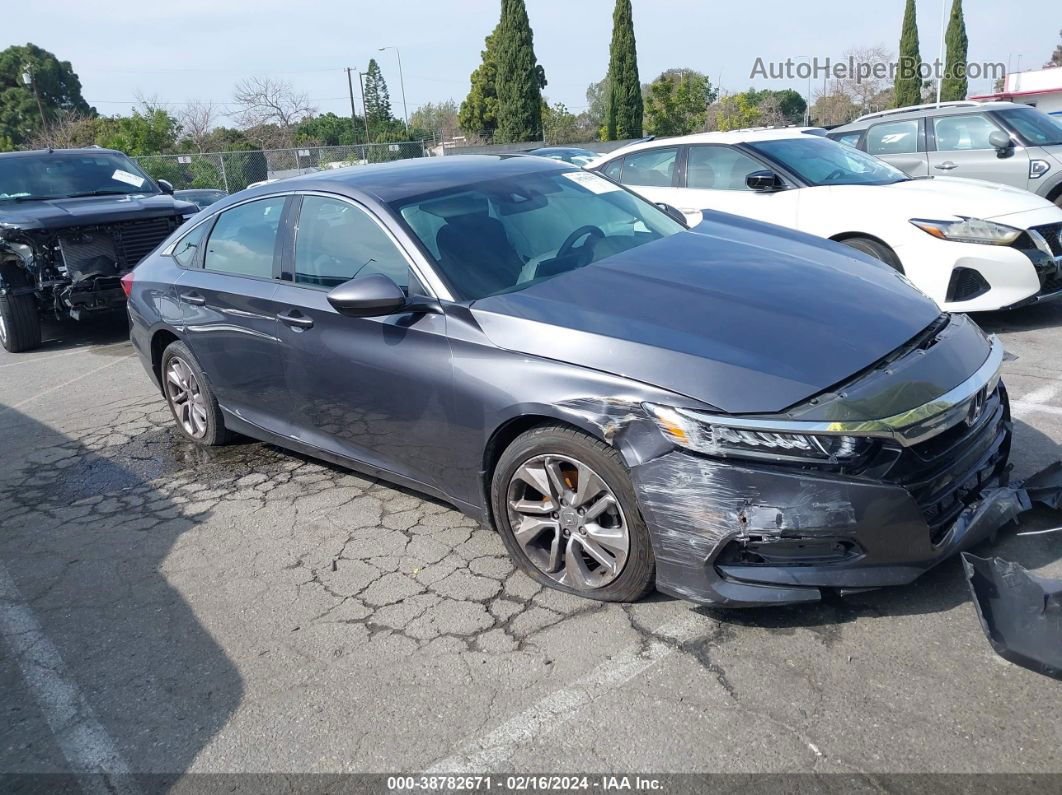 2020 Honda Accord Lx Gray vin: 1HGCV1F10LA045752