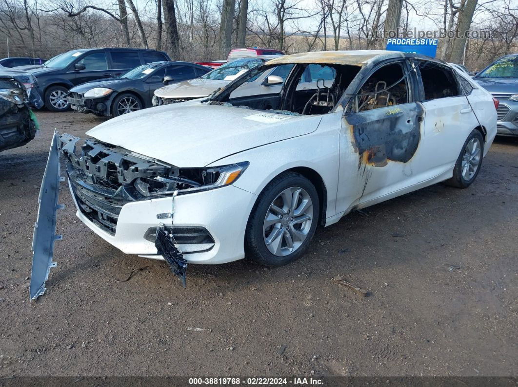 2020 Honda Accord Lx White vin: 1HGCV1F10LA065936