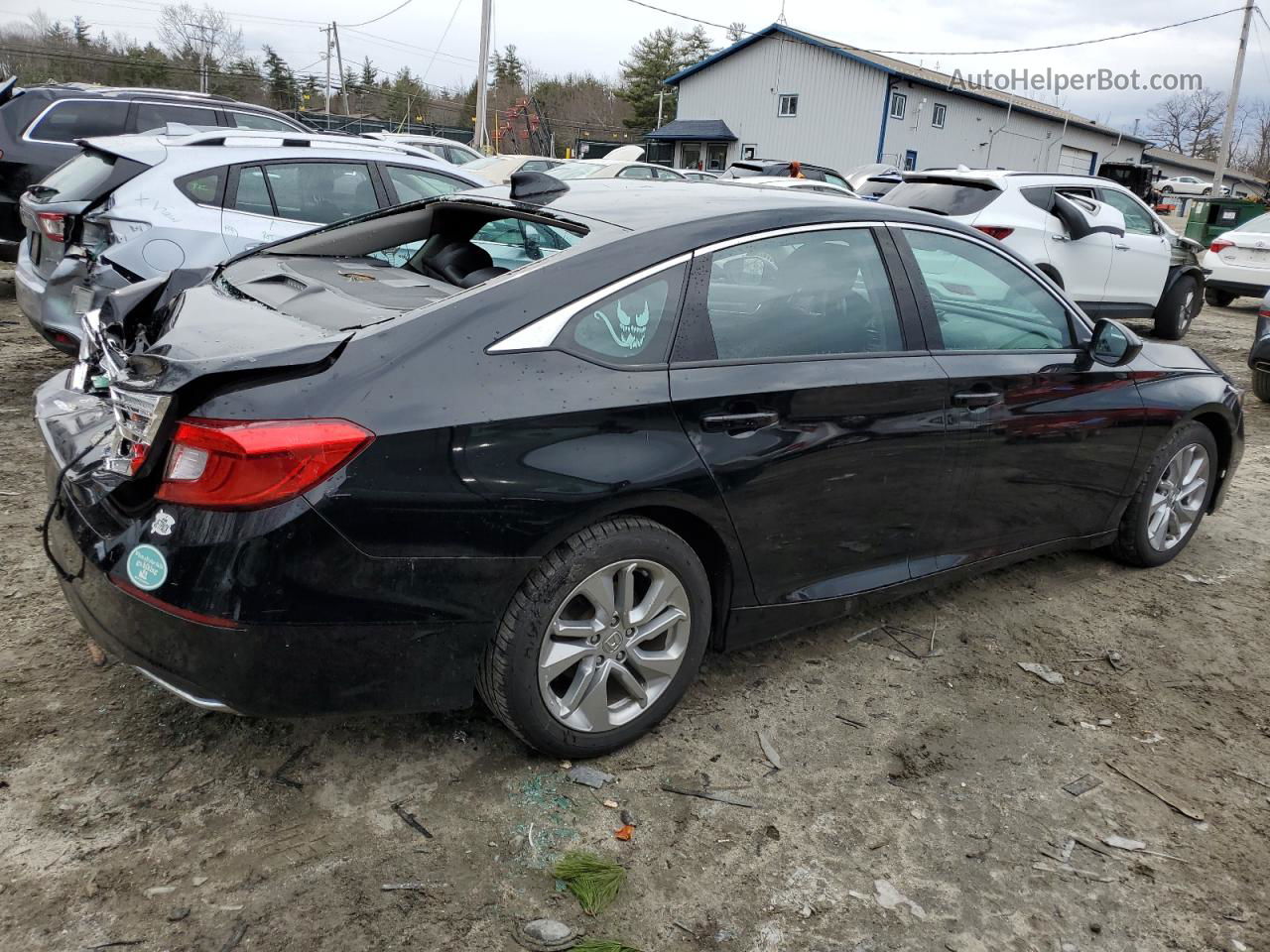 2020 Honda Accord Lx Black vin: 1HGCV1F10LA069792