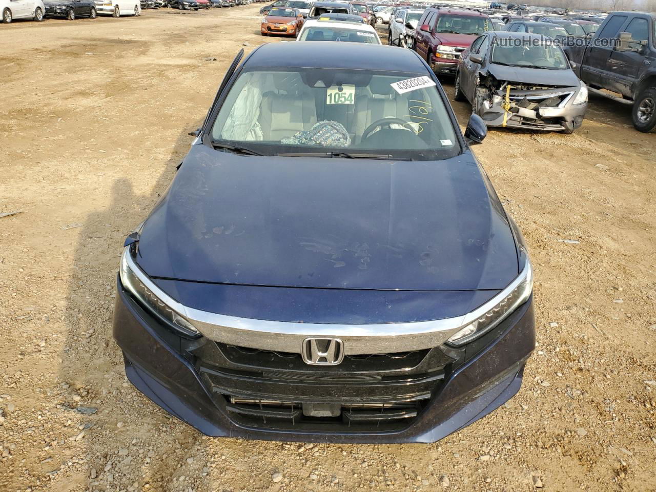 2020 Honda Accord Lx Blue vin: 1HGCV1F10LA083630