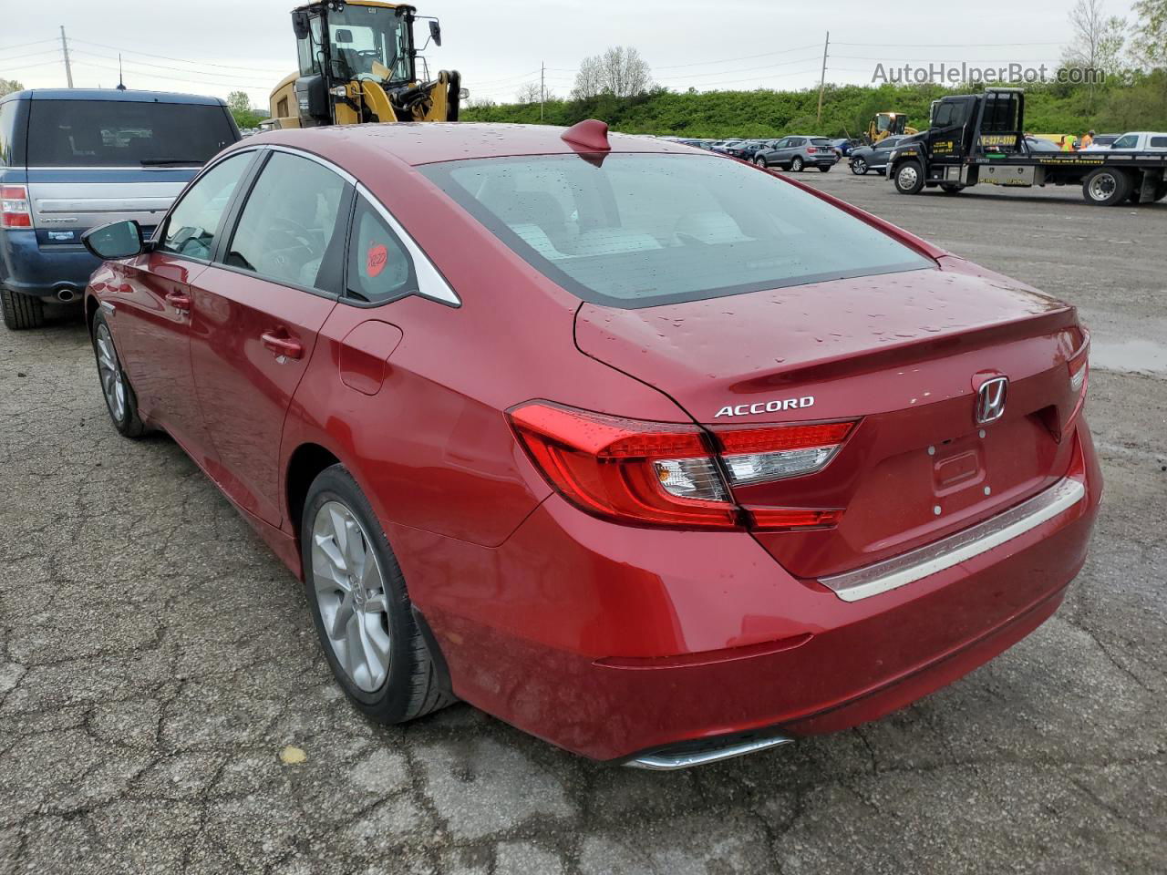 2020 Honda Accord Lx Maroon vin: 1HGCV1F10LA090657