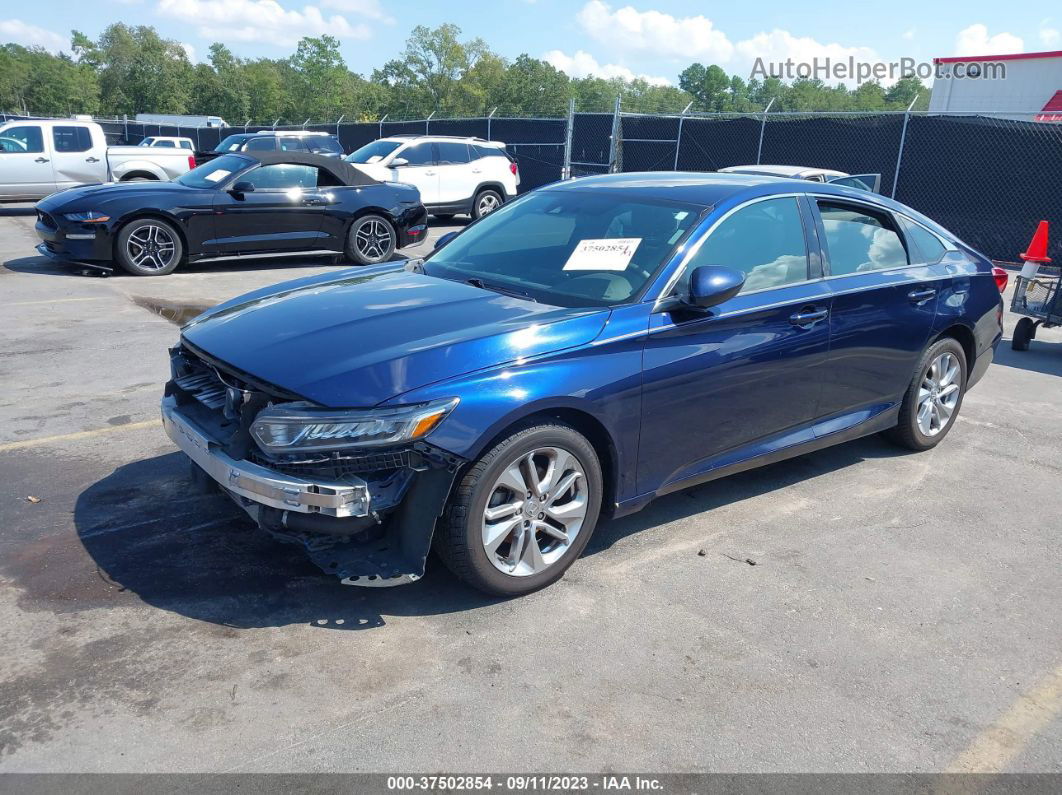 2020 Honda Accord Sedan Lx Blue vin: 1HGCV1F10LA091498