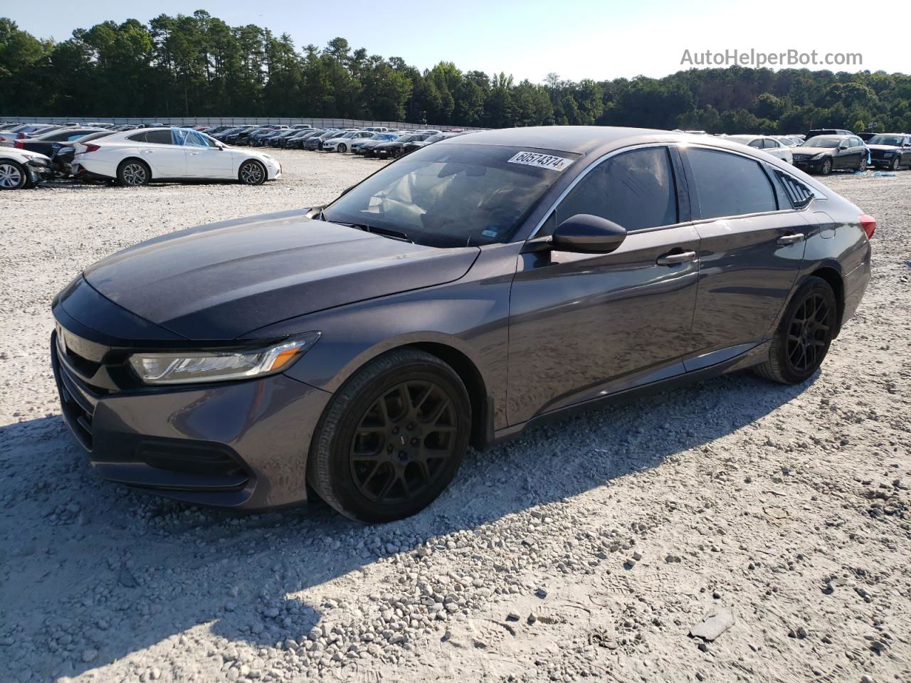 2020 Honda Accord Lx Gray vin: 1HGCV1F10LA114441