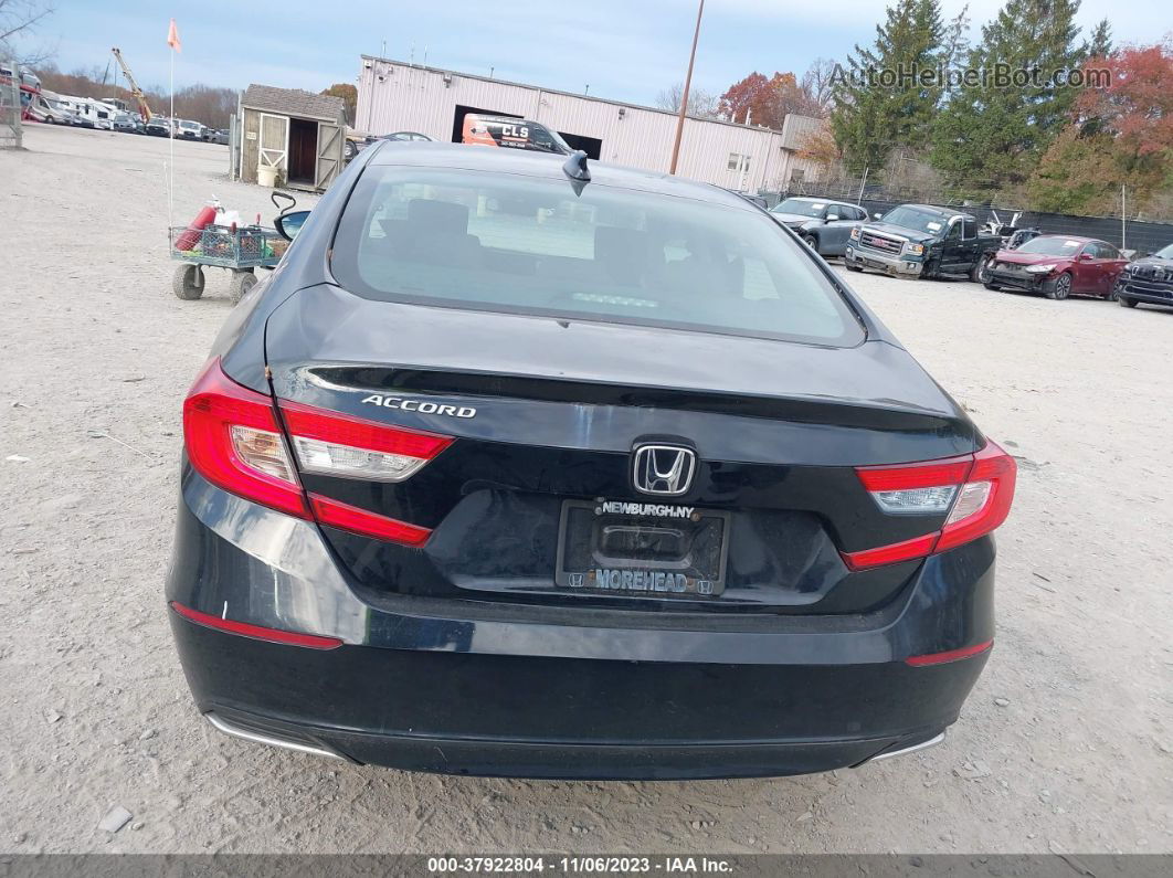 2018 Honda Accord Sedan Lx 1.5t Black vin: 1HGCV1F11JA005662