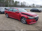 2018 Honda Accord Lx Red vin: 1HGCV1F11JA011235