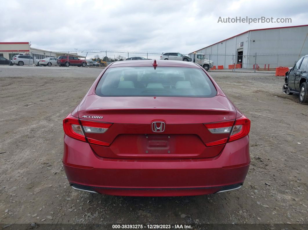 2018 Honda Accord Lx Red vin: 1HGCV1F11JA011235