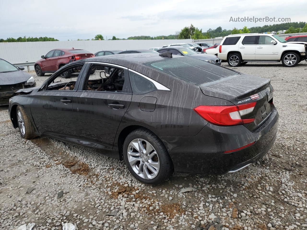 2018 Honda Accord Lx Черный vin: 1HGCV1F11JA072617