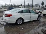 2018 Honda Accord Lx White vin: 1HGCV1F11JA112064