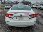 2018 Honda Accord Lx White vin: 1HGCV1F11JA112064